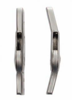 contoured medial joint and straight lateral joint